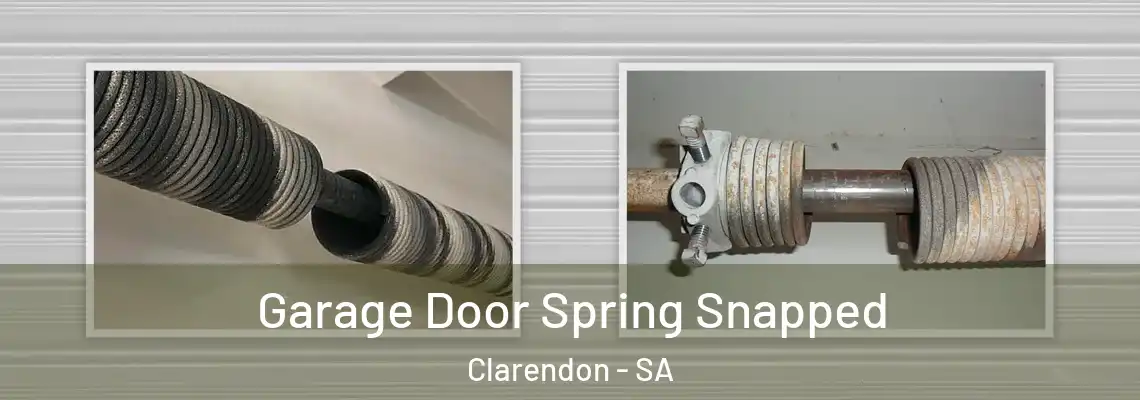  Garage Door Spring Snapped Clarendon - SA
