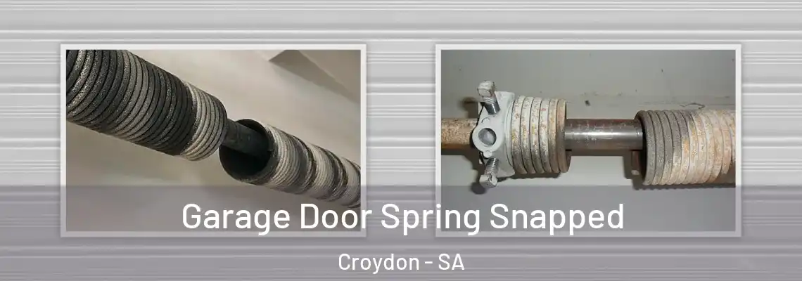  Garage Door Spring Snapped Croydon - SA
