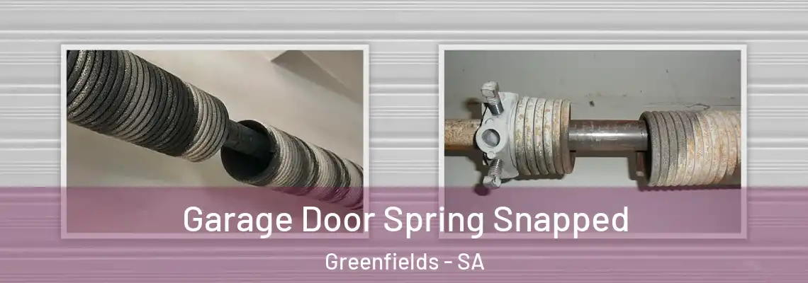 Garage Door Spring Snapped Greenfields - SA