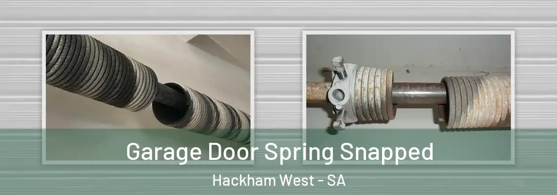 Garage Door Spring Snapped Hackham West - SA
