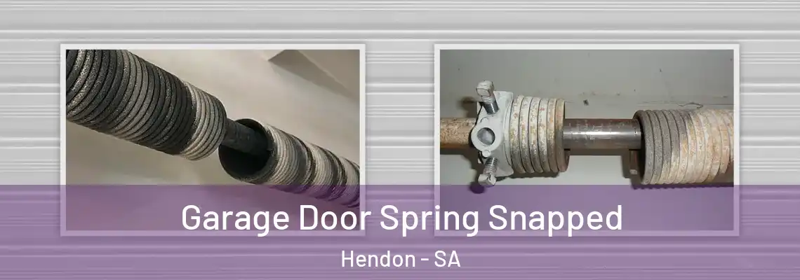 Garage Door Spring Snapped Hendon - SA