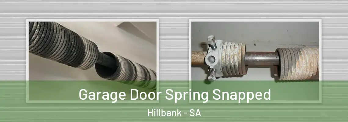  Garage Door Spring Snapped Hillbank - SA