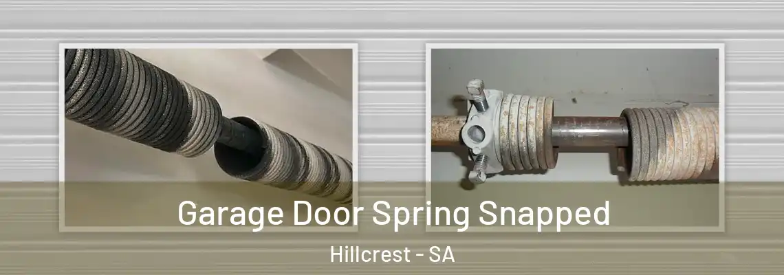 Garage Door Spring Snapped Hillcrest - SA