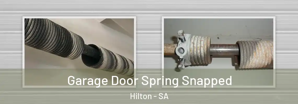 Garage Door Spring Snapped Hilton - SA