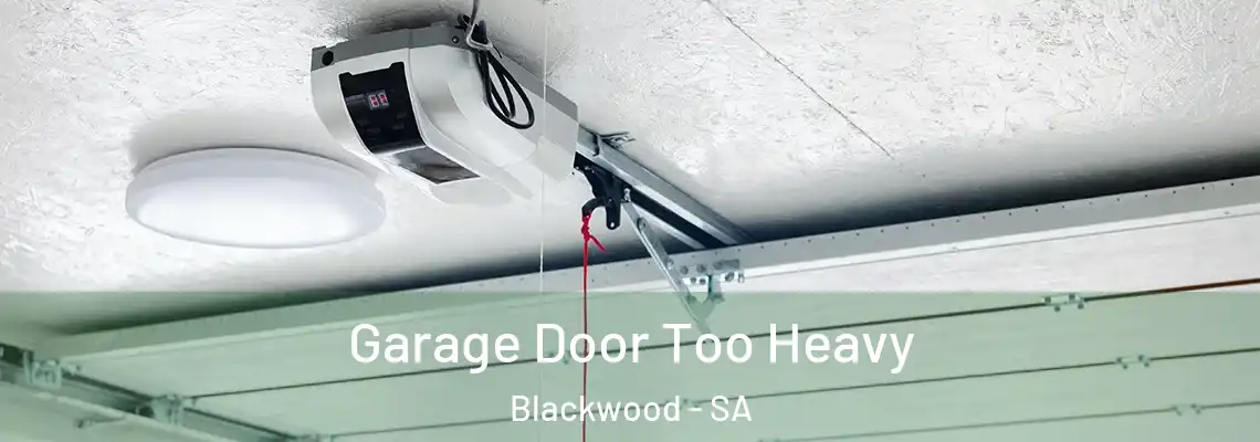 Garage Door Too Heavy Blackwood - SA