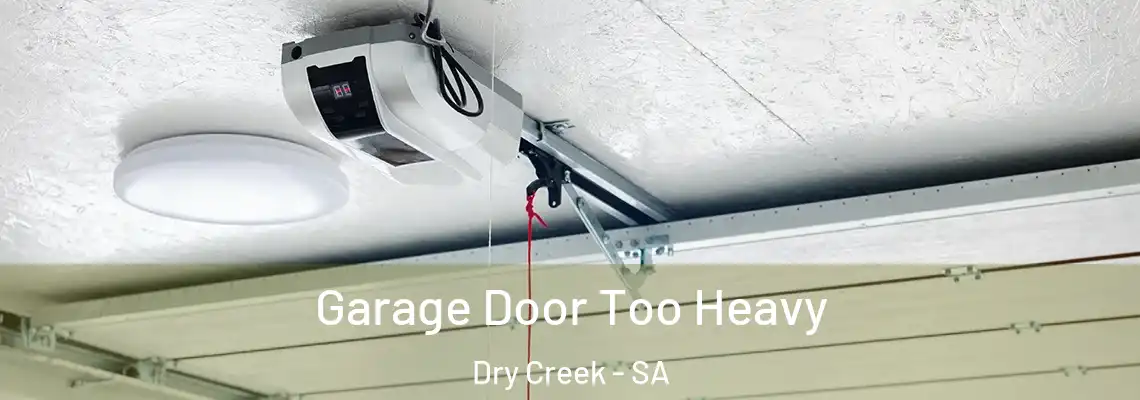 Garage Door Too Heavy Dry Creek - SA