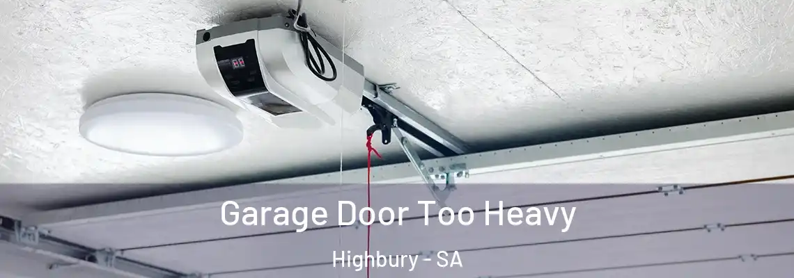  Garage Door Too Heavy Highbury - SA