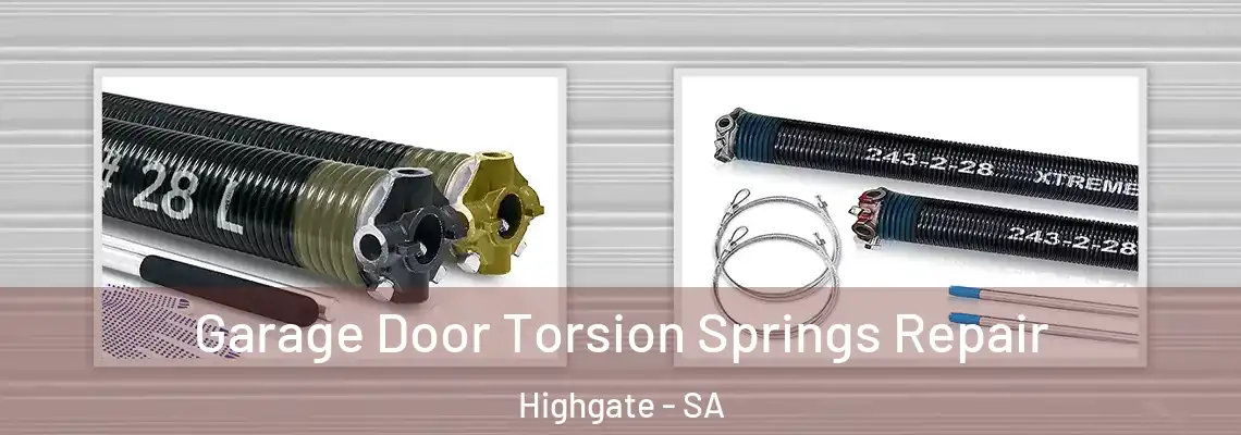 Garage Door Torsion Springs Repair Highgate - SA