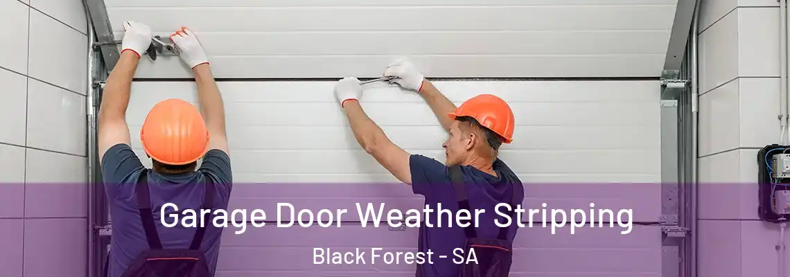  Garage Door Weather Stripping Black Forest - SA