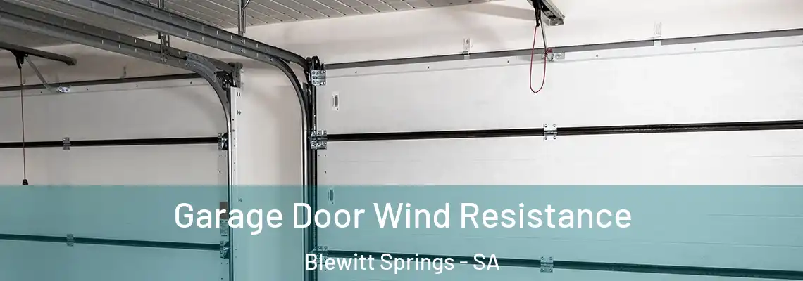 Garage Door Wind Resistance Blewitt Springs - SA