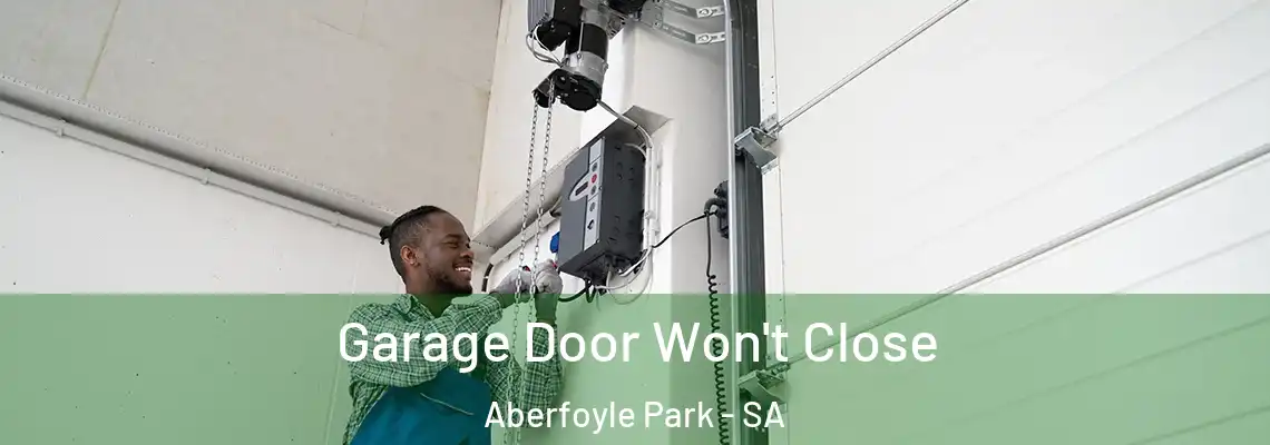 Garage Door Won't Close Aberfoyle Park - SA