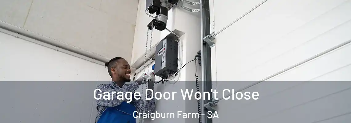 Garage Door Won't Close Craigburn Farm - SA