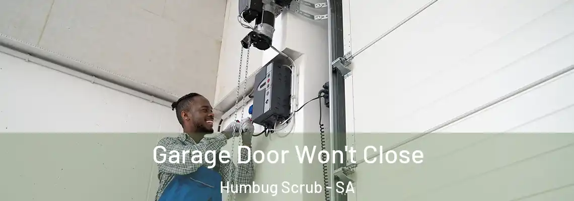 Garage Door Won't Close Humbug Scrub - SA