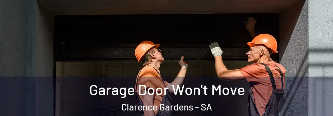 Garage Door Won't Move Clarence Gardens - SA