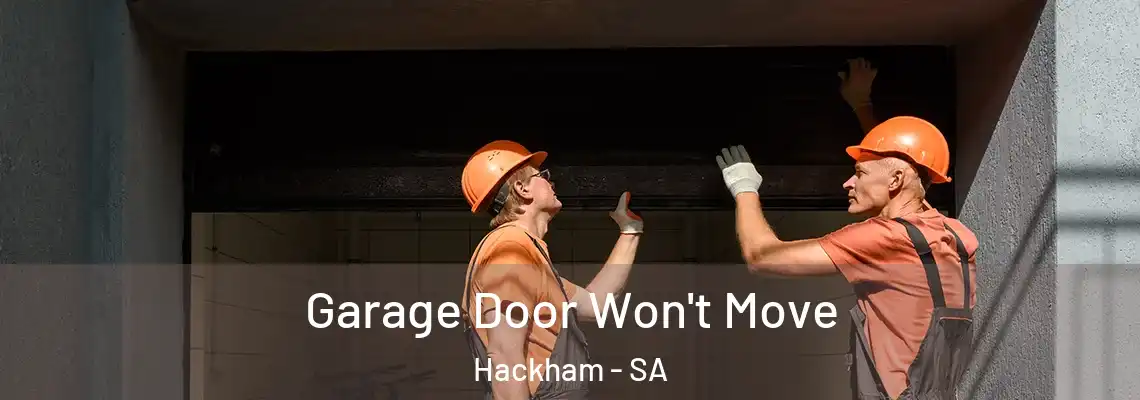 Garage Door Won't Move Hackham - SA