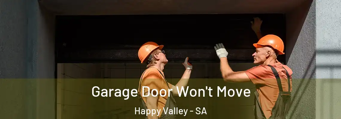  Garage Door Won't Move Happy Valley - SA
