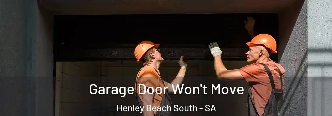  Garage Door Won't Move Henley Beach South - SA