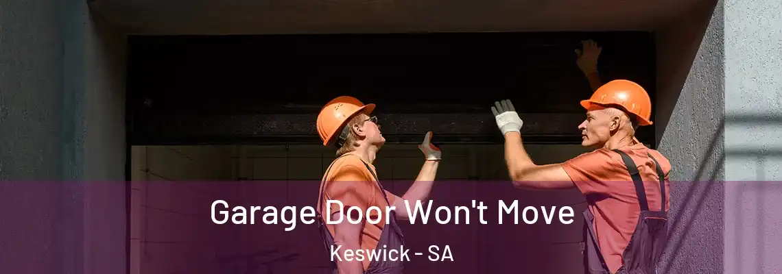 Garage Door Won't Move Keswick - SA