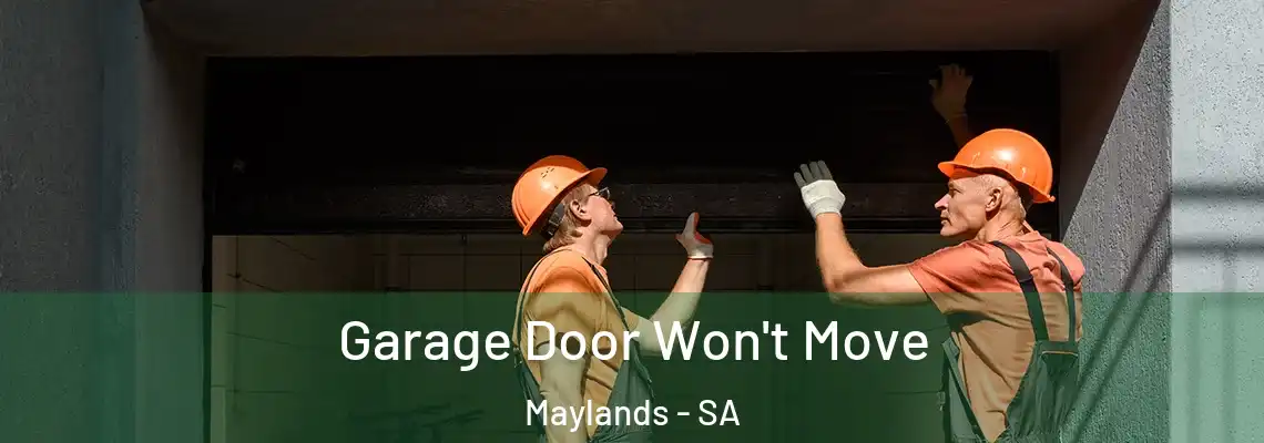  Garage Door Won't Move Maylands - SA