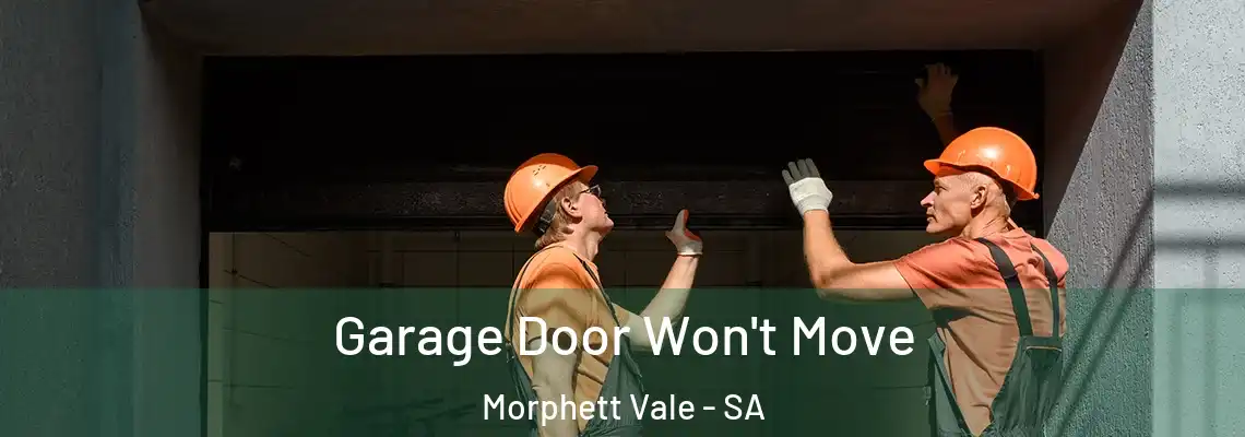 Garage Door Won't Move Morphett Vale - SA