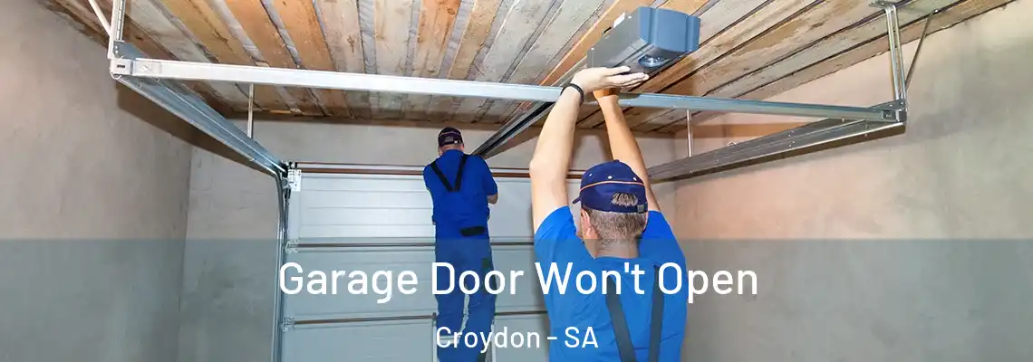 Garage Door Won't Open Croydon - SA