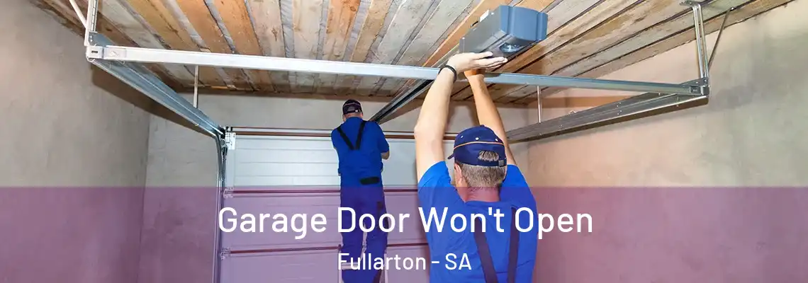 Garage Door Won't Open Fullarton - SA