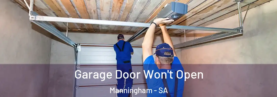 Garage Door Won't Open Manningham - SA
