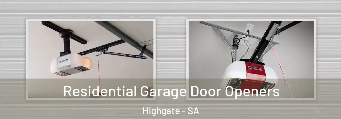  Residential Garage Door Openers Highgate - SA